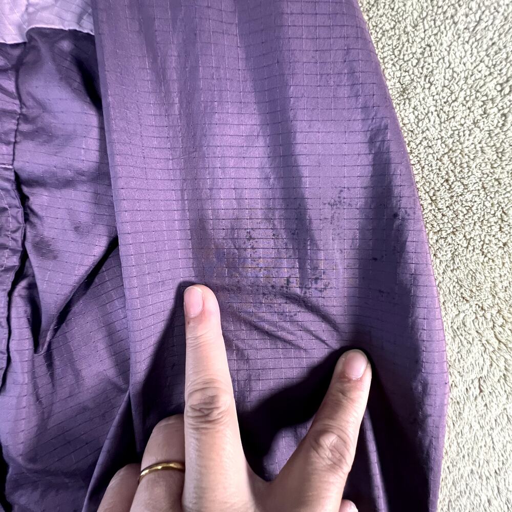 NikeWomans Sportswear Hooded Wind Runner Jacket, 2 Toned Purple Plum Size: XL - Picture 11 of 14